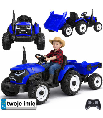 akumuliatorinis traktorius su priekaba ir pakeliamu kėbulu PA0347