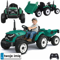 akumuliatorinis traktorius su priekaba ir pakeliamu kėbulu pa0347