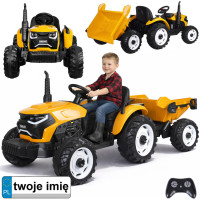 akumuliatorinis traktorius su priekaba ir pakeliamu kėbulu pa0347