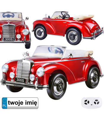 vaikiškas elektromobilis mercedes s300 lakuotas su pulteliu pa0082 m