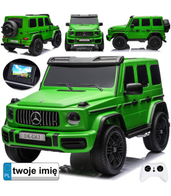 vaikiškas elektrinis automobilis mercedes g klasė 63 amg 4x4 dviem vaikams