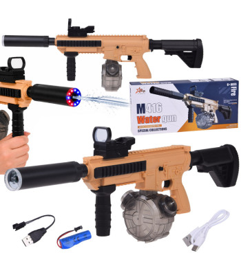 elektrinis vandens šautuvas m416 automatas 65 cm