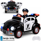 vaikiškas elektrinis policijos automobilis garbukas su supimo funkcija pa0350
