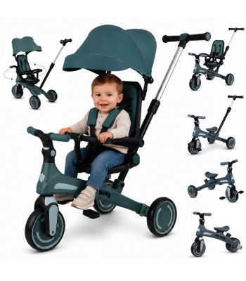 vaikiškas triratukas tiny bike 5 viename sp0879