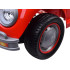 vaikiškas elektrinis automobilis garbus retro raudonas su supimo funkcija pa0349