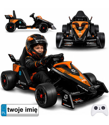 elektrinis vaikiškas bolidas Formula E McLaren NEOM PA0346