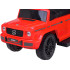Raudonas paspiriamas automobilis Mercedes G-Class su stūmimo rankena ir garsais ZA6173 CZ