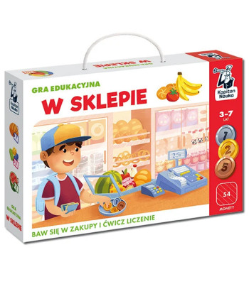 Kapitan Nauka edukacinis žaidimas „Parduotuvėje“ GR0820