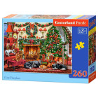 Kalėdinė dėlionė „Cozy Fireplace“, 260 detalių