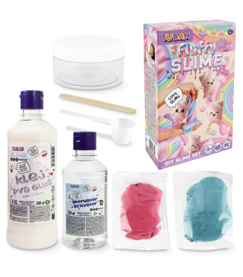Kūrybinis sensorinis slime rinkinys Tuban Fluffy XL ZA6193