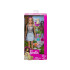 Mattel Barbie su gyvūnėliais lėlės rinkinys su aksesuarais ZA6706