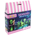 Tuban Jelly Glow sensorinis buteliukas su gelinėmis figūrėlėmis ZA6699