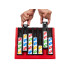 Mattel Uno Quatro strateginis šeimos žaidimas su spalvotomis plytelėmis GR0914