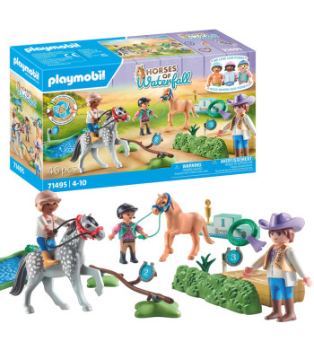 Playmobil Horses of Waterfall jojimo varžybų rinkinys, 46 elementai, ZA6716