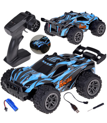 Nuotoliniu būdu valdomas automobilis su apšvietimu ir 2,4 GHz pultu, Rapid Monster RC0682