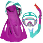 Bestway Hydro Swim Firefish rožinis nardymo rinkinys vaikams nuo 7 metų, 37–41, 25046