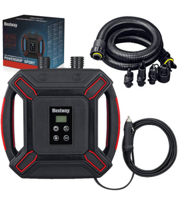 Bestway aukšto slėgio elektrinis oro siurblys su 4 adapteriais, DC, 62265