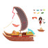 Mattel Disney Vaiana 2 laivas su lėle ir priedais ZA6702