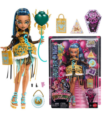 Mattel Monster High Cleo De Nile lėlė „Baisiai saldus gimtadienis“ ZA6704
