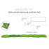 Turistinis kilimėlis po miegmaišiu Bestway WanderLite, 69615, 188 x 58,5 x 6,5 cm