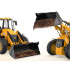 Didelė nuotoliniu būdu valdoma JCB ekskavatoriaus-krautuvo kopija RC0578, 1:20