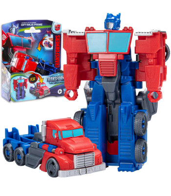 Hasbro Transformers EarthSpark Optimus Prime figūrėlė 2 viename: robotas ir sunkvežimis ZA6726, apie 10 cm