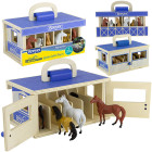 Medinė arklidė su 6 žirgų figūrėlėmis Breyer Horses FARMA, 1:32, ZA6720
