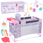 Rinkinys lėlėms: lovytė ir maitinimo kėdutė, 2w1 Sweet Dream ZA5918