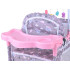 Rinkinys lėlėms: lovytė ir maitinimo kėdutė, 2w1 Sweet Dream ZA5918