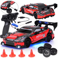 Nuotoliniu būdu valdomas sportinis automobilis 4x4 su drifto funkcija, 1:24, RC0794