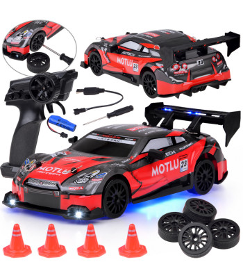 Nuotoliniu būdu valdomas sportinis automobilis 4x4 su drifto funkcija, 1:24, RC0794
