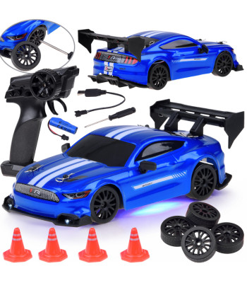 Nuotoliniu būdu valdomas sportinis automobilis su 4x4 pavara ir drifto funkcija, 1:24, RC0795