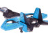 Nuotoliniu būdu valdomas šviečiantis naikintuvo formos dronas Raptor quadcopter RC0726 NI
