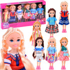 Mini lėlių namelio lėlių rinkinys, 6 lėlės, 14 cm, ZA6176