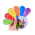 Sensorinis „Fidget Toys“ žaislas – spaudoma silikoninė letenėlė su spalvotais rutuliukais, ZA6552, 22 x 17 x 1 cm