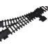Elektrinis traukinukas su garais, garso efektais ir vagonais RC0622, 185 x 99 cm