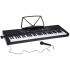Klasikinis keyboardas su mikrofonu ir medžio faktūros klavišais, 61 klavišas, IN0184