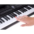 Klasikinis keyboardas su mikrofonu ir medžio faktūros klavišais, 61 klavišas, IN0184
