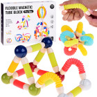 Elastingi magnetiniai konstravimo vamzdeliai Tube Block 36 elem ZA5813