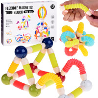Elastingi magnetiniai konstravimo vamzdeliai Tube Block 36 elem ZA5813