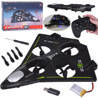 Nuotoliniu būdu valdomas lengvas dronas su LED efektais ir 360° akrobatika RC0751