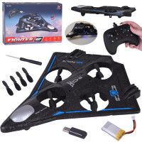 Nuotoliniu būdu valdomas lengvas dronas su LED efektais ir 360° akrobatika RC0751