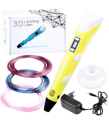 3D rašiklis su spalvotais PCL užpildais ZA3932, 19 cm