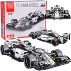 Techniniai konstruktoriaus blokeliai lenktyniniam automobiliui – Bolid F1.FW41 ZA5309, 1152 elementai