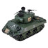 Nuotoliniu būdu valdomas tankas Sherman M4A3 su dūmais ir garsu, RC0769, 36 × 16 × 18 cm
