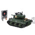 Nuotoliniu būdu valdomas tankas Sherman M4A3 su dūmais ir garsu, RC0769, 36 × 16 × 18 cm