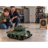 Nuotoliniu būdu valdomas tankas Sherman M4A3 su dūmais ir garsu, RC0769, 36 × 16 × 18 cm