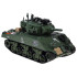 Nuotoliniu būdu valdomas tankas Sherman M4A3 su dūmais ir garsu, RC0769, 36 × 16 × 18 cm