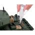 Nuotoliniu būdu valdomas tankas Sherman M4A3 su dūmais ir garsu, RC0769, 36 × 16 × 18 cm