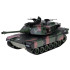 Nuotoliniu būdu valdomas RC tankas su dūmais, garsu ir šviesomis, Abrams M1A1 RC0770, 45 × 16,5 × 18 cm